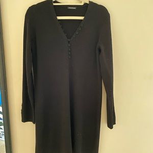 Club Monaco black sweater dress